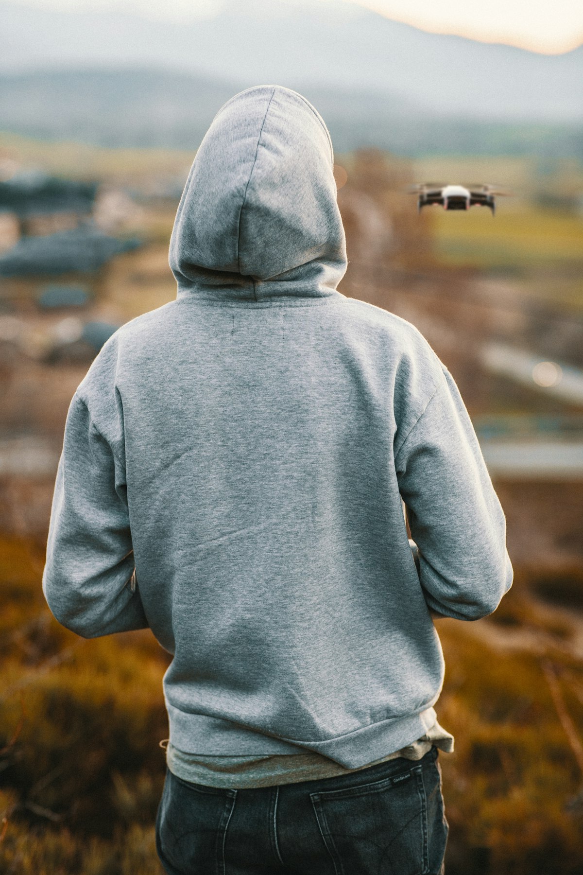 Relaxed black hoodie